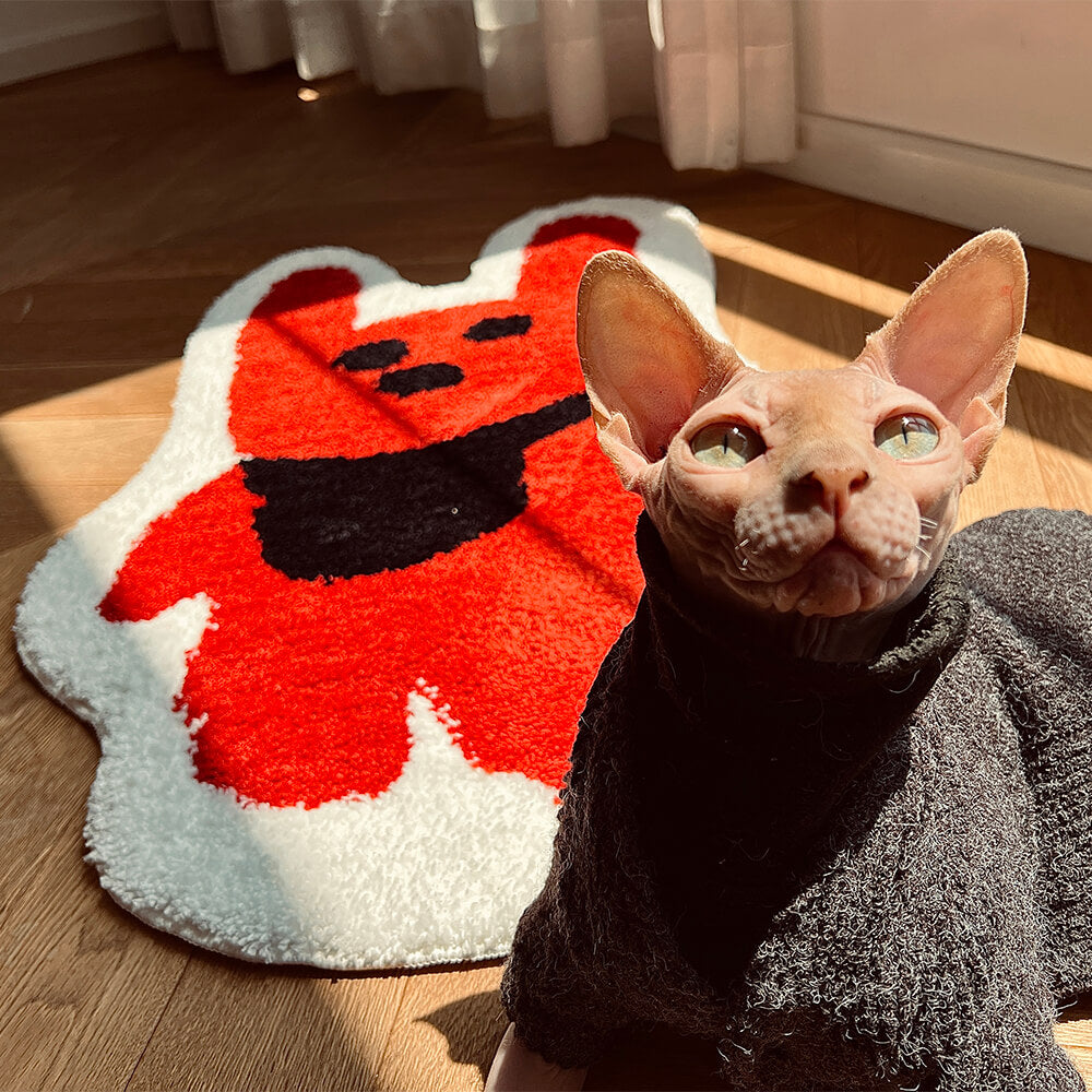 Sphinx-and-her-keketoo-bunny-rug